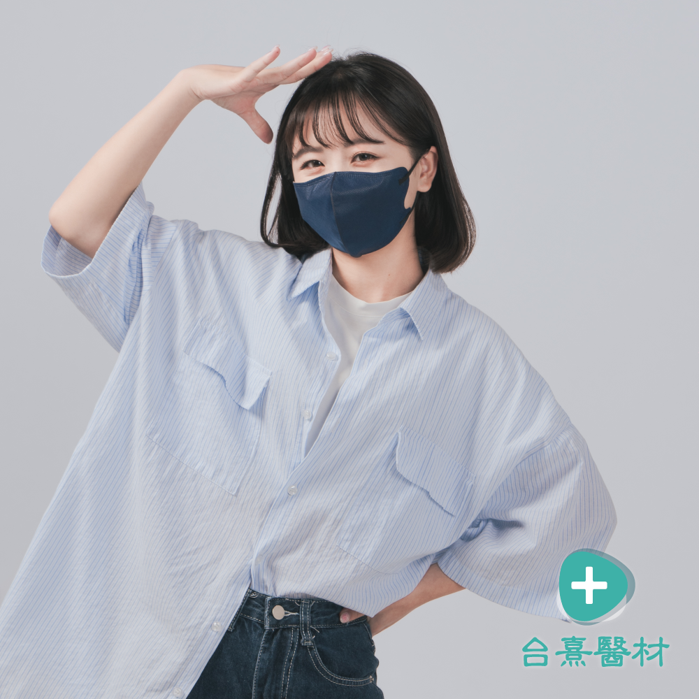 【台熹醫材】Sumeasy 順易利立體醫用口罩 美顏款M 成人3D(30入/盒) 無鼻樑壓條 黑色/藍色/白色/奶茶色-細節圖10