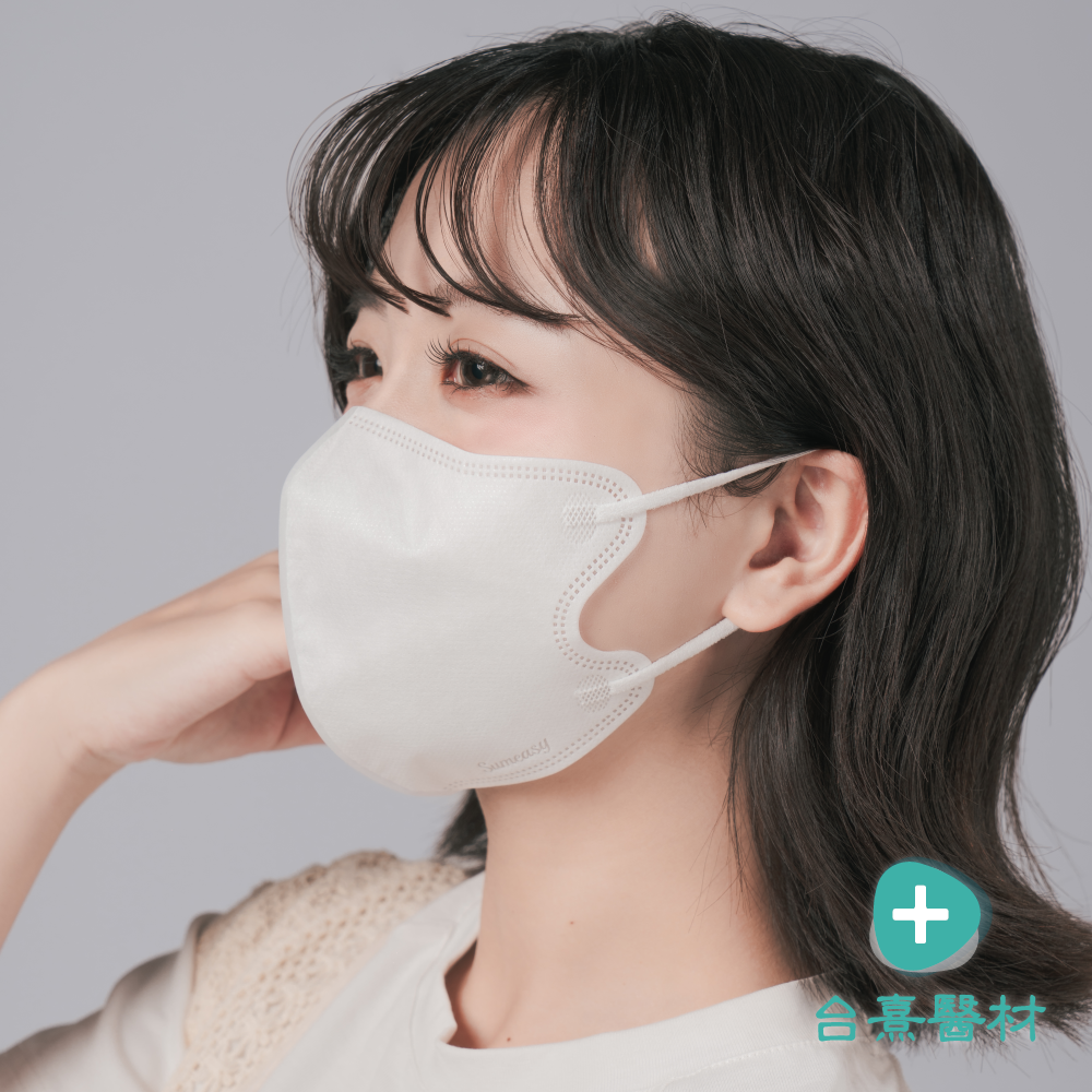 【台熹醫材】Sumeasy 順易利立體醫用口罩 美顏款M 成人3D(30入/盒) 無鼻樑壓條 黑色/藍色/白色/奶茶色-細節圖11