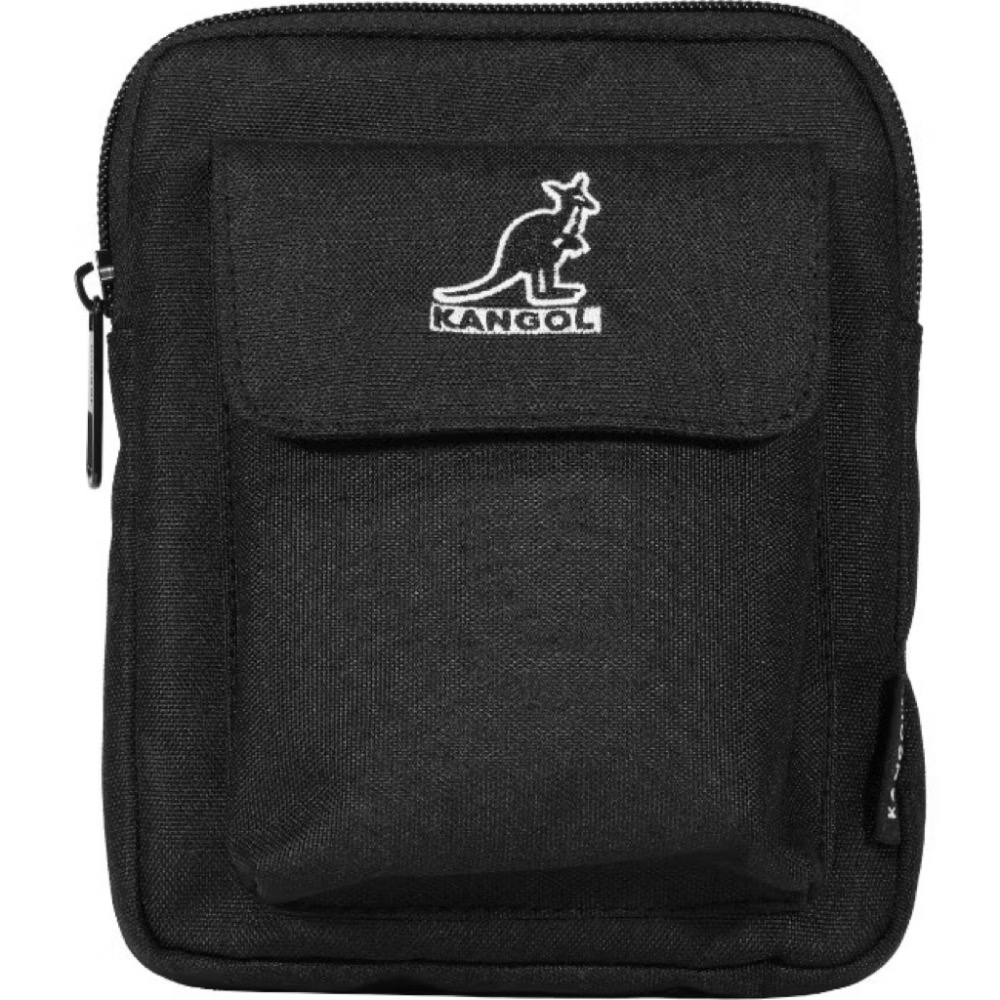 （現貨）全新正品💯KANGOL 英國袋鼠 側背包 斜背包 65551781 黑色-細節圖2