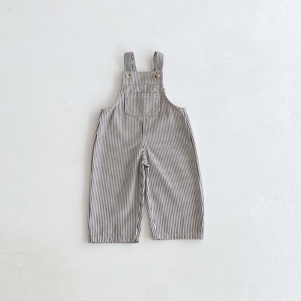 N100【預】韓系寬鬆牛仔吊帶褲 3色 (SIZE:80~130cm)-規格圖6