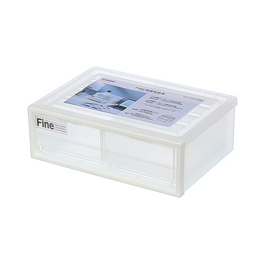 小豆苗鋪子 KEYWAY 聯府 FINE 雙抽 單抽 桌上型抽屜收納箱 CK11 CK12 無印風 收納工具 抽屜收納-規格圖9