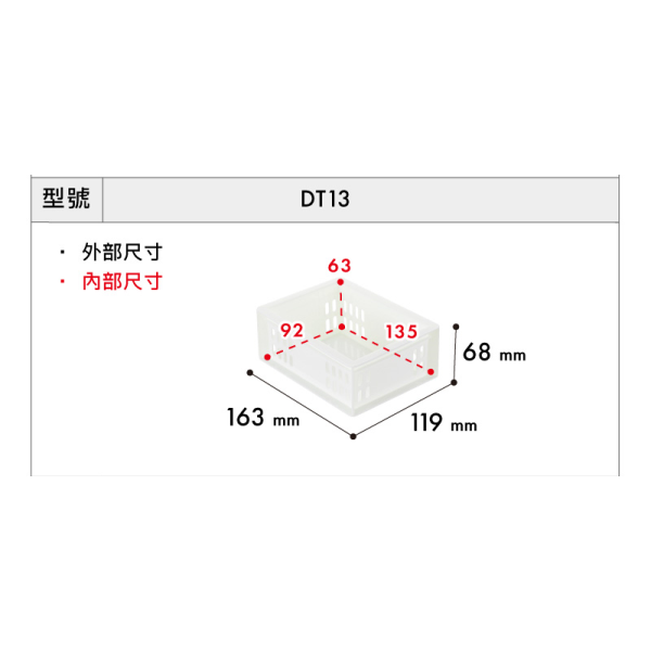 KEYWAY 聯府 新總理萬用籃 DT11 DT12 DT13 收納盒 桌上收納 小物收納 | 小豆苗鋪子-細節圖7