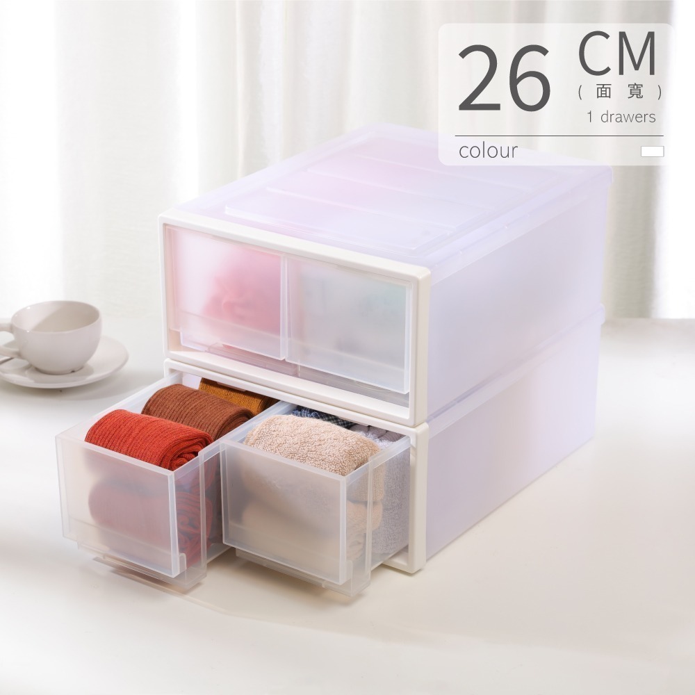 KEYWAY 聯府 抽屜隔板整理箱 單抽 雙抽 CK31 CK32 桌面收納 抽屜 整理箱 | 小豆苗鋪子-細節圖3