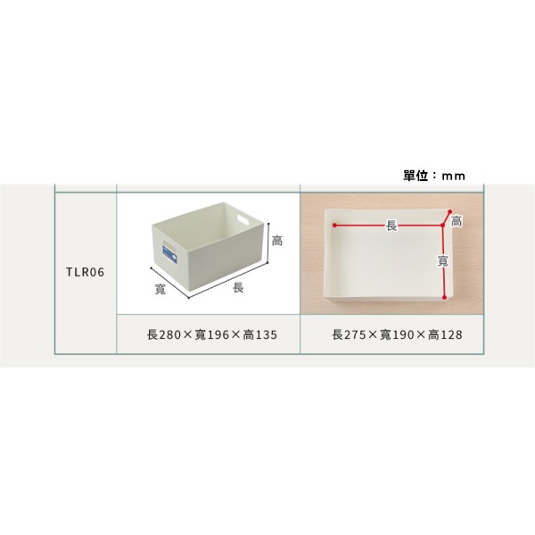 小豆苗鋪子 KEYWAY 聯府 你可5號收納盒 你可6號收納盒 TLR05 TLR06 系統櫥櫃適用 收納盒-細節圖6