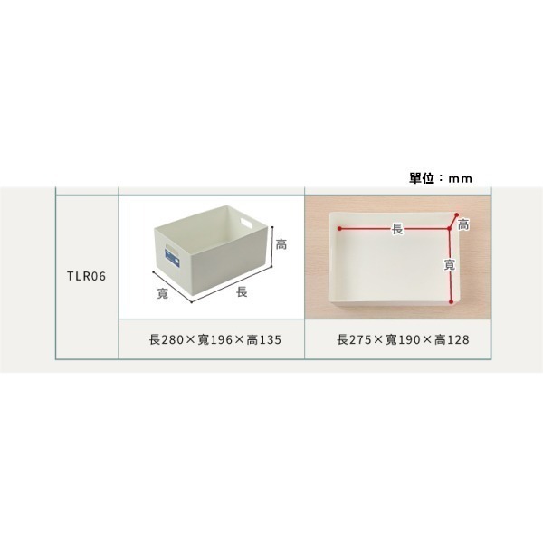 KEYWAY 聯府 你可5號 6號 收納盒 TLR05 TLR06 系統櫥櫃 抽屜分類 | 小豆苗鋪子-細節圖6