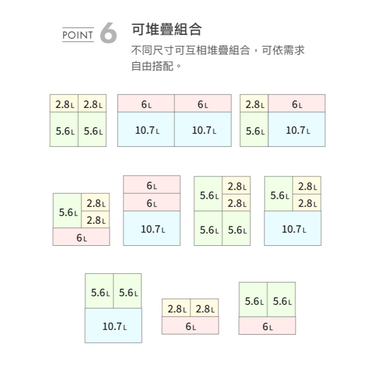 小豆苗鋪子 KEYWAY 聯府 無雙附蓋收納盒 1號 2號 3號 4號 5號 6號 7號 收納盒-細節圖4