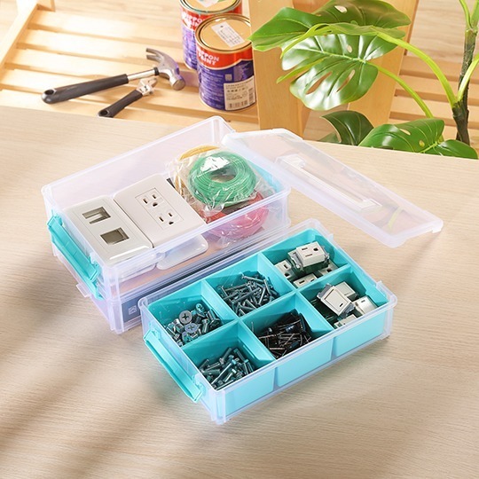 聯府KEYWAY 高點手提連結盒 CC7031/CC9031 文具收納盒 飾品置物盒 | 小豆苗鋪子-細節圖2