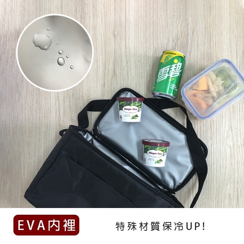 UdiLife 黑潮摺疊保溫保冷袋 飲料袋 外出採買 野餐 保溫袋 8L/12L/18L/33L | 小豆苗鋪子-細節圖2