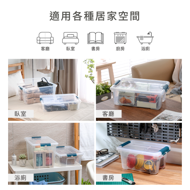 KEYEAY 聯府 多利掀蓋整理箱 YQ301 YQ401 YQ501 收納箱 整理箱 有發票-細節圖2