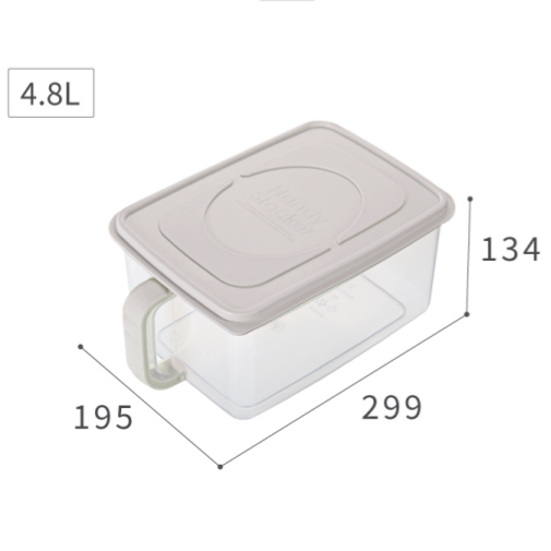 KEYWAY 聯府 AB40 AB90 有把握儲物盒 米桶 食物儲藏盒 冰箱手把盒 食物盒 收納盒 | 小豆苗鋪子-規格圖8