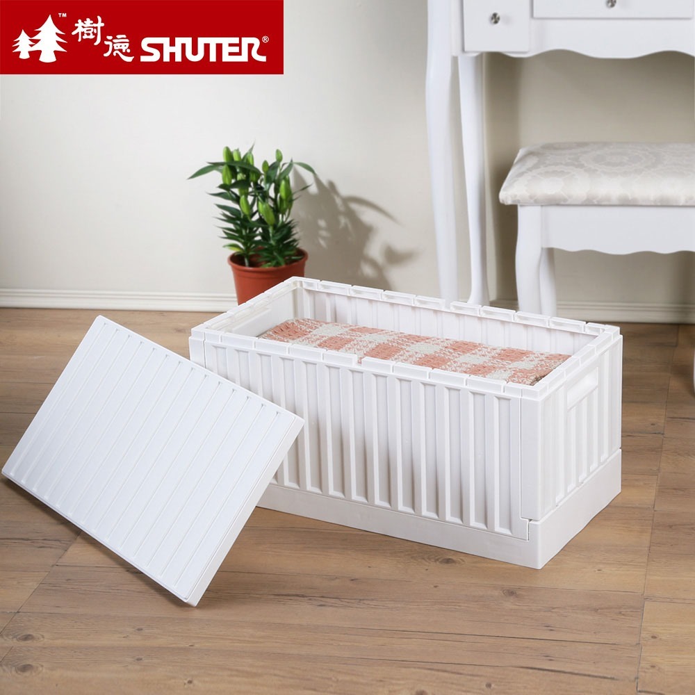 《SHUTER樹德》莫爾貨櫃屋側開組裝收納箱  貨櫃屋上開 FB-6432S FB-6432B 收納箱 台灣製-細節圖2