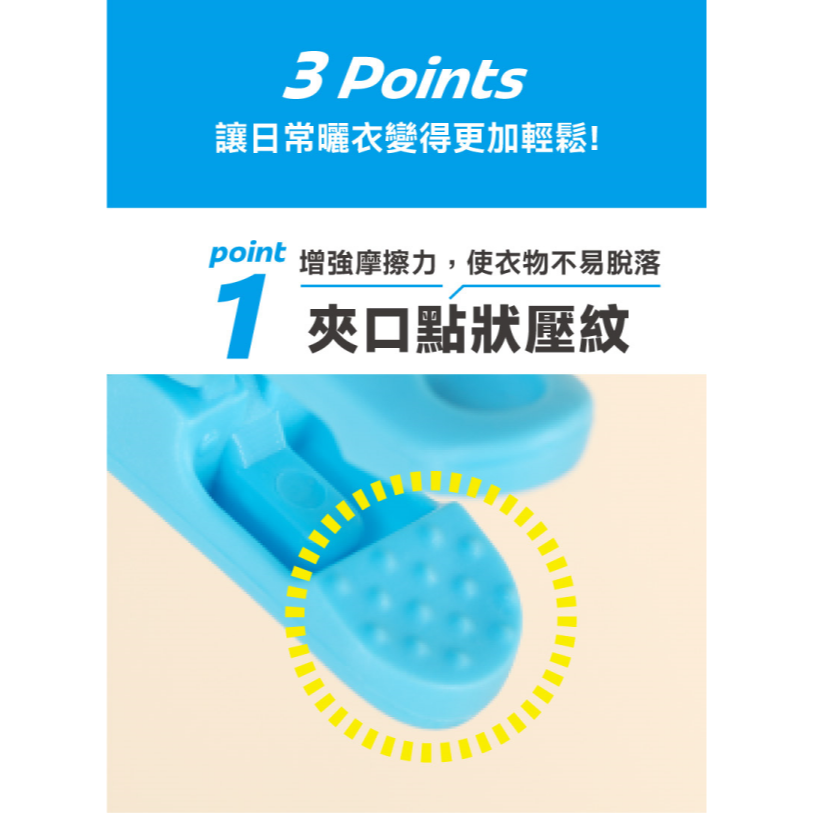 KEYWAY 聯府 快洗衣夾 (12入) F620 可夾襪子、手帕、巾類、貼身衣物、領帶-細節圖5
