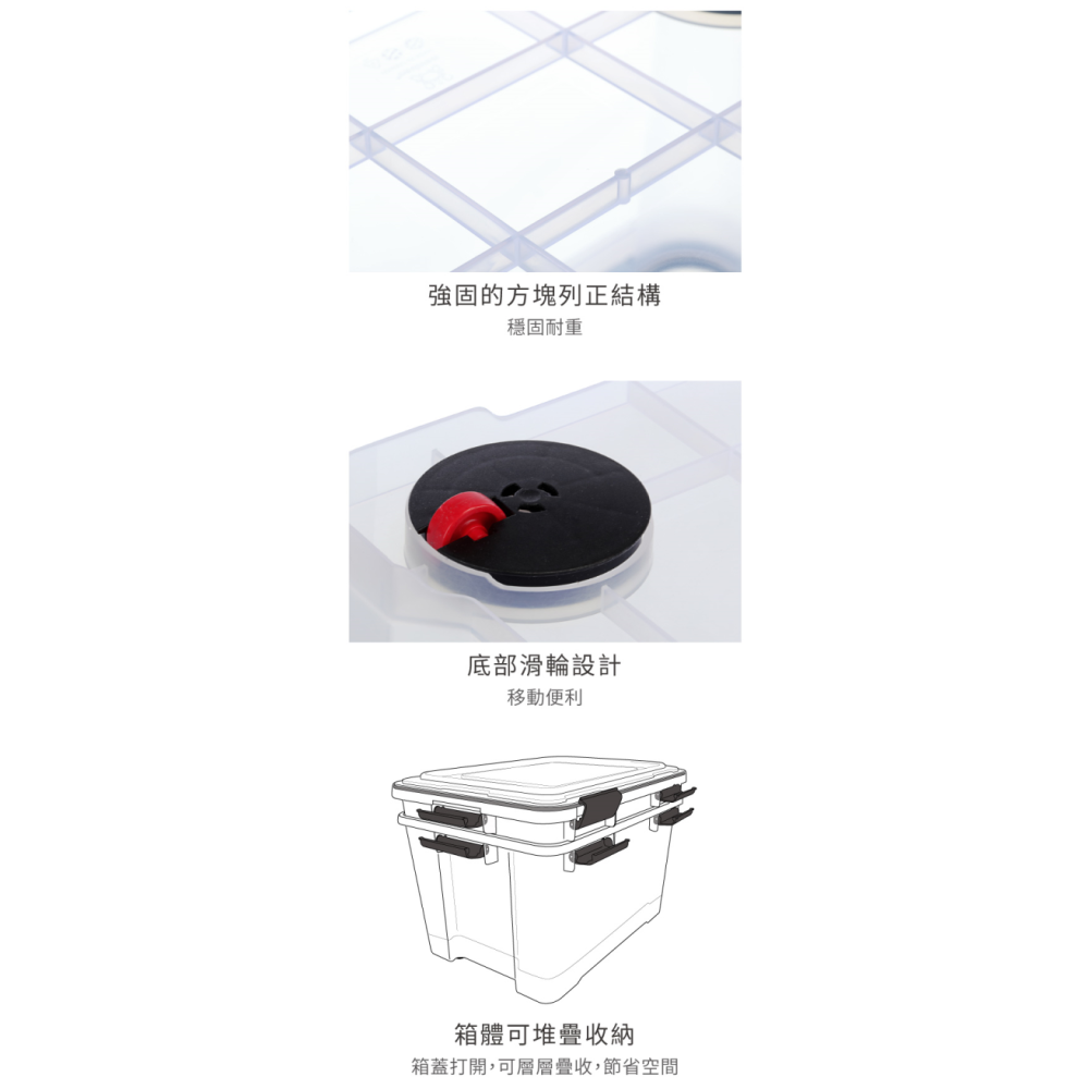 KEYWAY聯府FINE防潮整理箱KT10.20.35.55/蓋內密封條台灣製-細節圖5