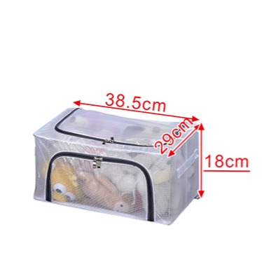 儲藏氏透明雙開收納箱可折疊80L&66L&24L-規格圖8