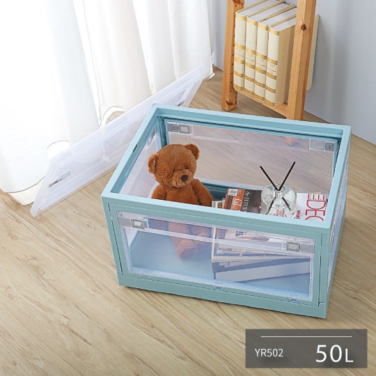 KEYWAY 聯府 經典五開式摺疊收納箱 YR501 YR502 YR771 YR772 露營 換季收納-規格圖9