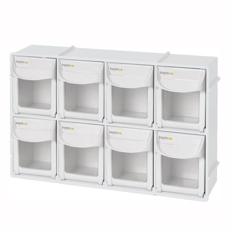 樹德SHUTER  快取分類盒  6格 8格 文具分類盒  FO306 FO308 小物收納-規格圖6