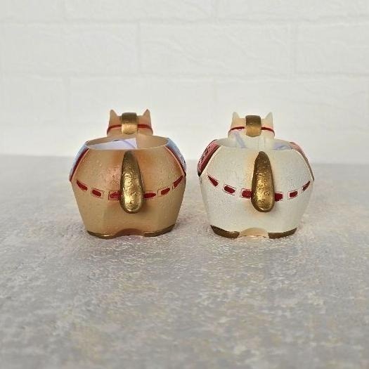 貓魚手作| 【已完售】十二生肖區 馬年 白馬 橘馬 新年限定 日本花器 小馬花盆 多肉盆栽 Greenhouse-細節圖3