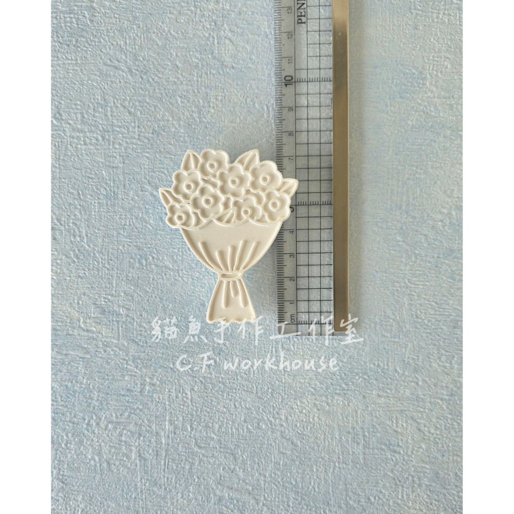 貓魚手作｜多款擴香石 DIY上色 描線擴香石 造型石膏 彩繪白胚 白色石膏 素胚 白模 車用出風口夾 手作材料 半成品-規格圖6