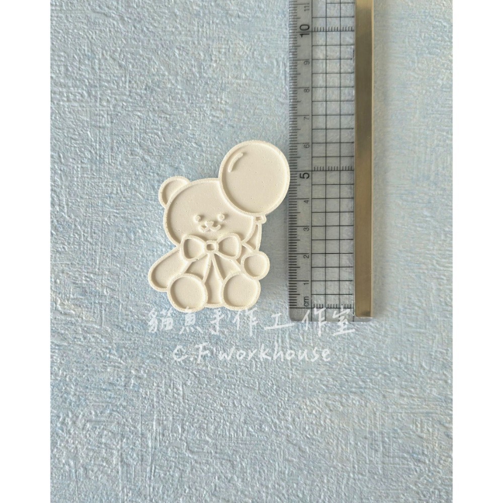 貓魚手作｜多款擴香石 DIY上色 描線擴香石 造型石膏 彩繪白胚 白色石膏 素胚 白模 車用出風口夾 手作材料 半成品-規格圖6