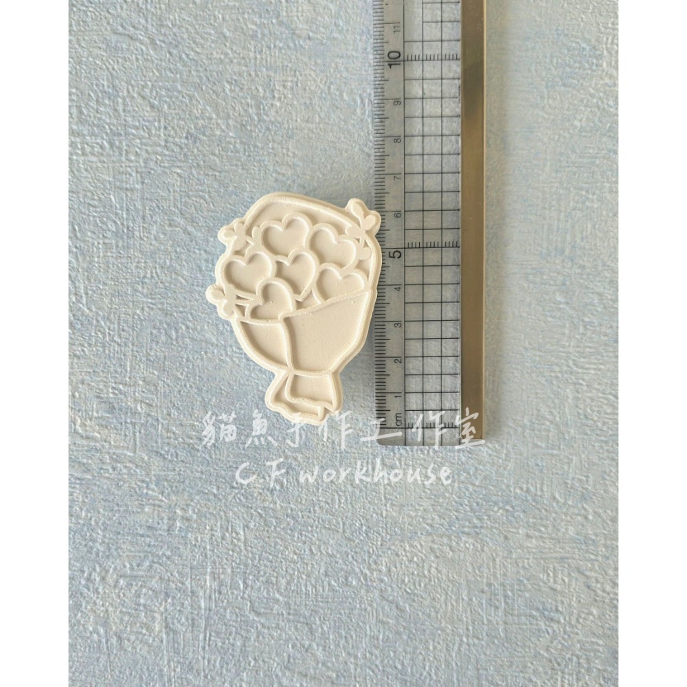 貓魚手作｜多款擴香石 DIY上色 描線擴香石 造型石膏 彩繪白胚 白色石膏 素胚 白模 車用出風口夾 手作材料 半成品-規格圖6