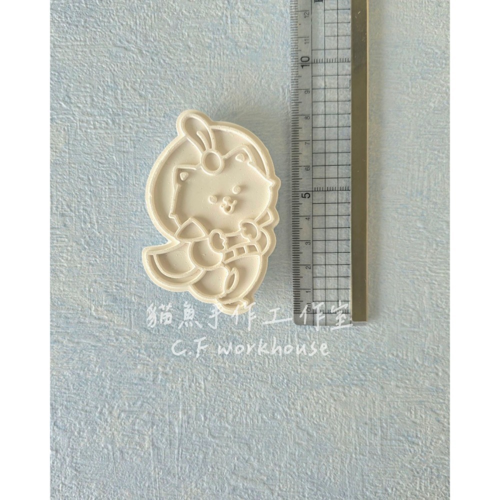 貓魚手作｜多款擴香石 DIY上色 描線擴香石 造型石膏 彩繪白胚 白色石膏 素胚 白模 車用出風口夾 手作材料 半成品-規格圖6