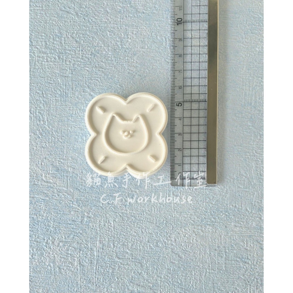 貓魚手作｜多款擴香石 DIY上色 描線擴香石 造型石膏 彩繪白胚 白色石膏 素胚 白模 車用出風口夾 手作材料 半成品-規格圖6