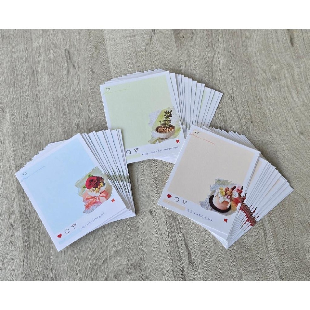 貓魚手作｜【獨家設計】心意小卡片 生日卡 萬用卡 祝福卡片 實用 送禮 禮物 包裝-細節圖2