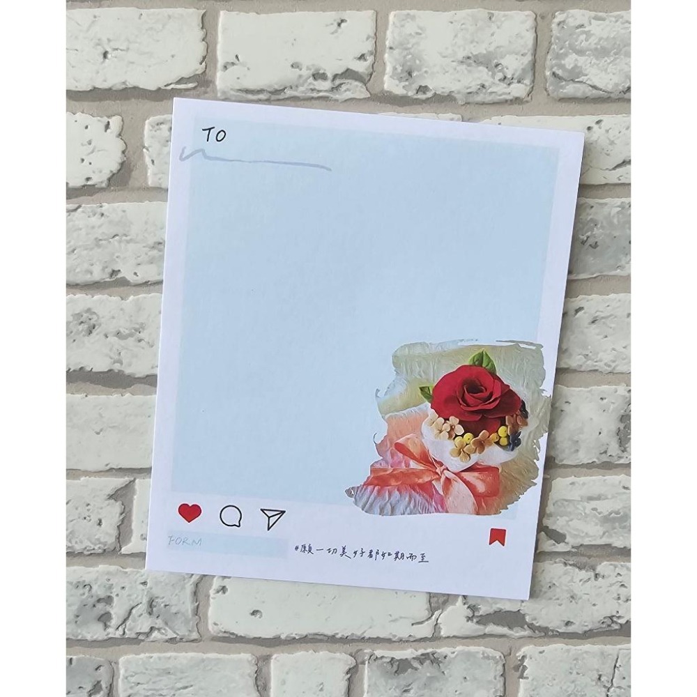 貓魚手作｜【獨家設計】心意小卡片 生日卡 萬用卡 祝福卡片 實用 送禮 禮物 包裝-細節圖3