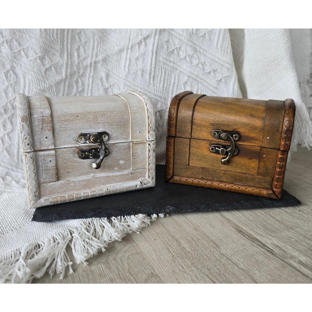 貓魚手作|日本GreenHouse 寶藏箱 木盒 花器 收納小物 收納盒 拍照道具 禮物盒-細節圖2