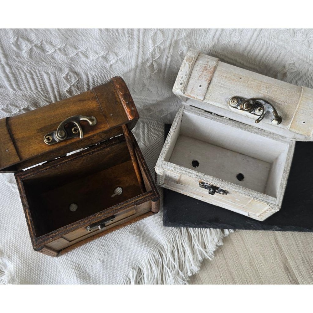 貓魚手作|日本GreenHouse 寶藏箱 木盒 花器 收納小物 收納盒 拍照道具 禮物盒-細節圖5