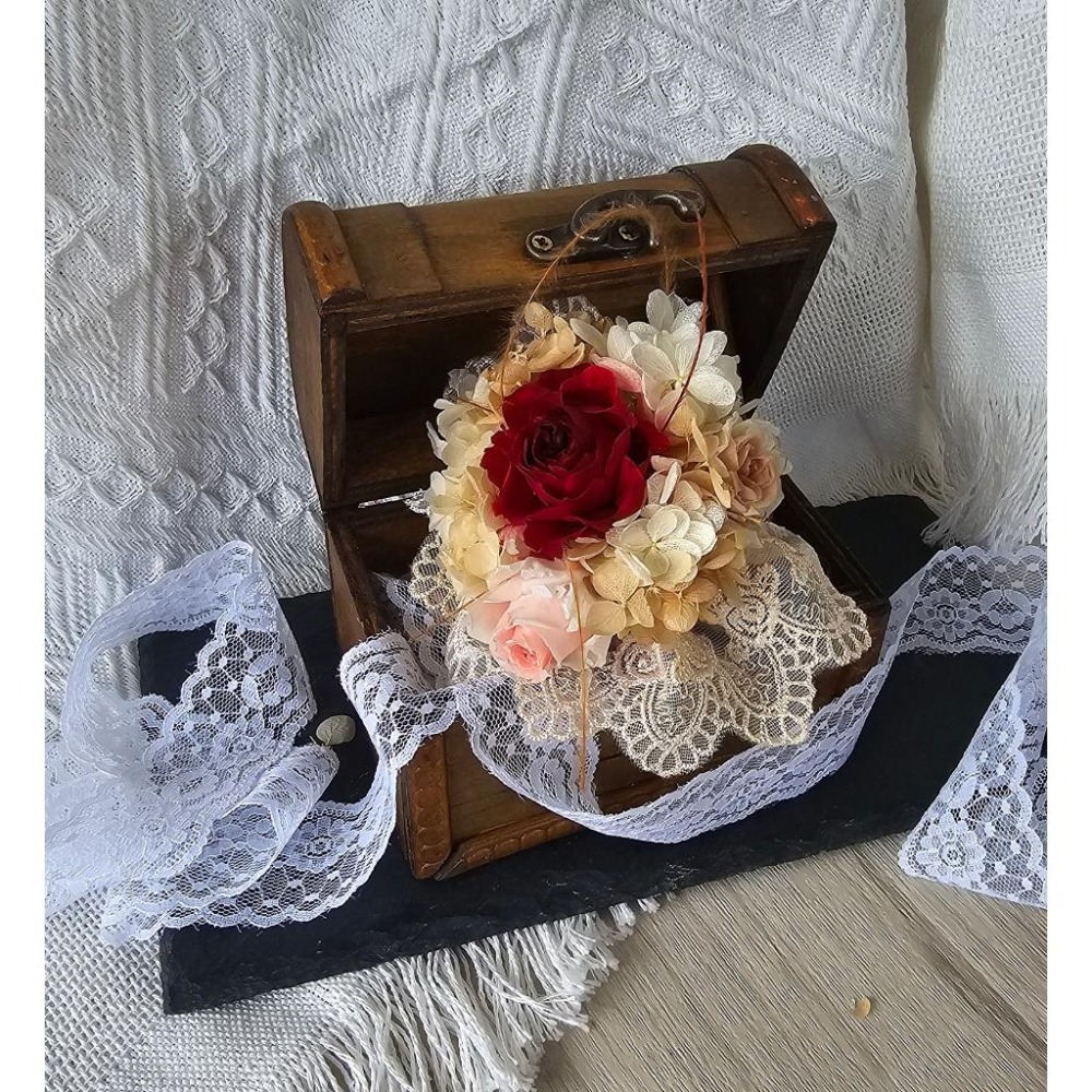 貓魚手作|日本GreenHouse 寶藏箱 木盒 花器 收納小物 收納盒 拍照道具 禮物盒-細節圖6