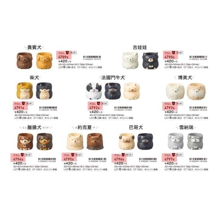 貓魚手作|狗狗區 柴犬花盆 貴賓狗 法鬥犬 巴哥犬 臘腸犬 博美狗 吉娃娃 日本花器 迷你花盆 多肉盆栽-細節圖9