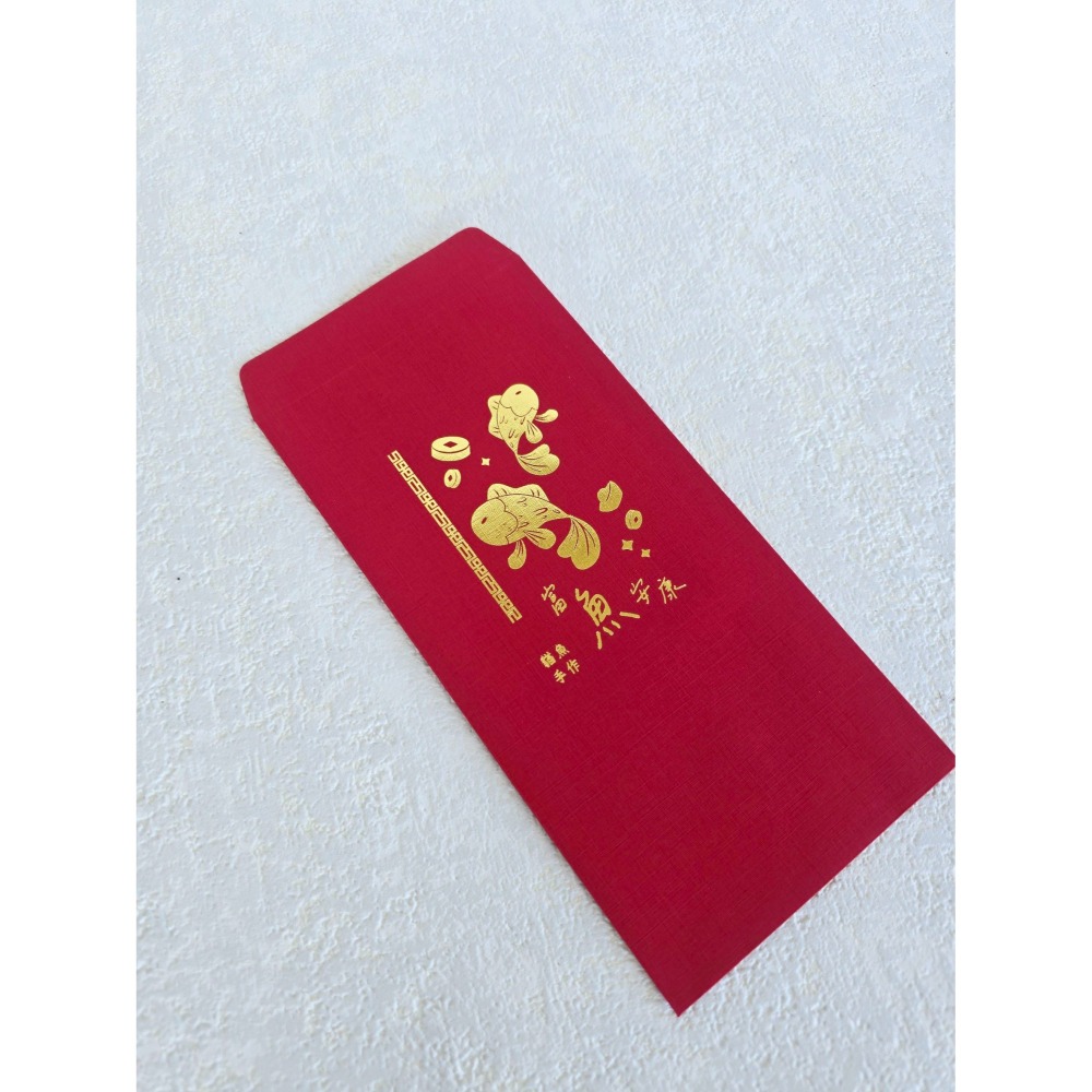 貓魚手作｜【獨家設計】萬用紅包袋 貓魚金喜燙金紅包袋 喵來運轉 富魚安康 春節 新年 送禮-細節圖4