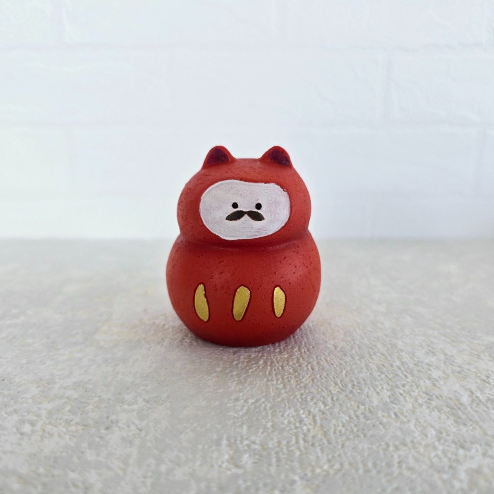貓魚手作|貓鏡餅 貓不倒翁 桌上擺飾 新年擺飾擺件 迷你擺飾 日本雜貨 Greenhouse-細節圖3