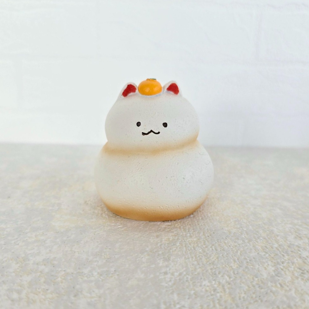 貓魚手作|貓鏡餅 貓不倒翁 桌上擺飾 新年擺飾擺件 迷你擺飾 日本雜貨 Greenhouse-細節圖5