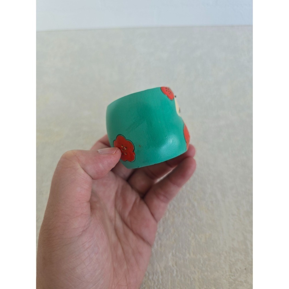 貓魚手作|5色 花達摩 達摩花盆 日本花器 迷你花盆 多肉盆栽 Greenhouse-細節圖8