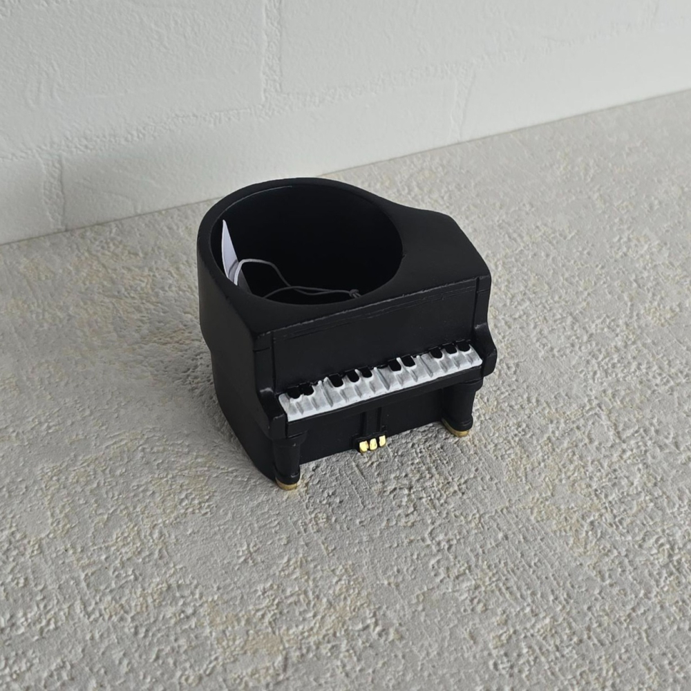 貓魚手作| 鋼琴 日本進口花器 迷你花器 多肉盆栽 Greenhouse-細節圖5