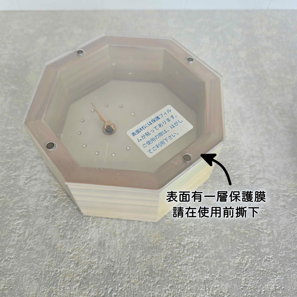 【清倉特價】八角時鐘 磁吸時鐘 花時鐘 花藝資材 花藝時鐘 八角時計 日本進口 cazaro 花鐘 不凋花 乾燥花-細節圖4
