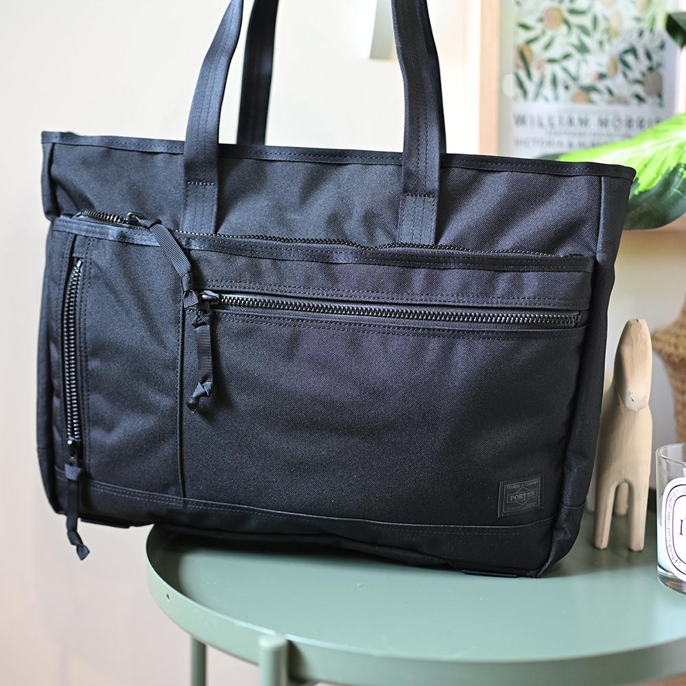 轉賣日本帶回PORTER 電腦商務通勤包包電腦包公事包  輕量耐用 536-16155 黑色-細節圖3