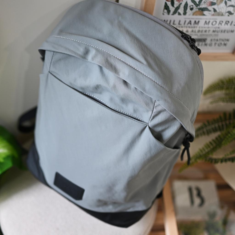 轉賣74ounce灰色尼龍後背包水洗尼龍大容量後背包[G-1172-Q1-M]-細節圖3