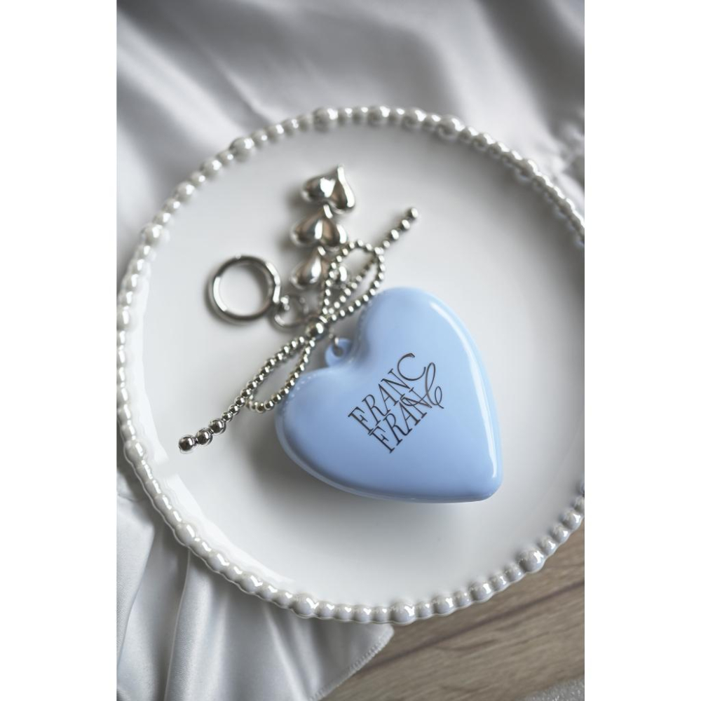 丸丸選品 日本帶回 愛心心型 包包吊飾 補妝小鏡子 梳子 聖誕節禮物 交換禮物 補妝鏡-細節圖2