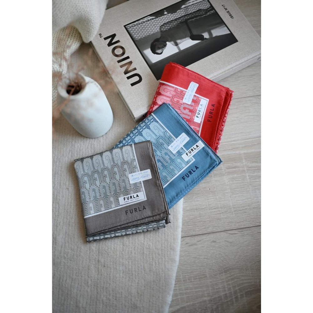 丸丸商店|zakka現貨 FURKA手帕方巾純棉日本製日帶回純棉禮物領巾絲巾-細節圖4