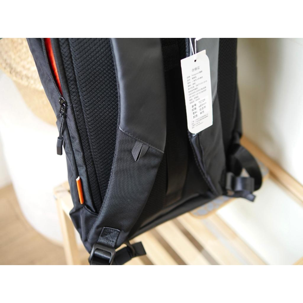 黑色防潑水旅行背包客廉航後背包旅行包包大容量可放電腦-細節圖6