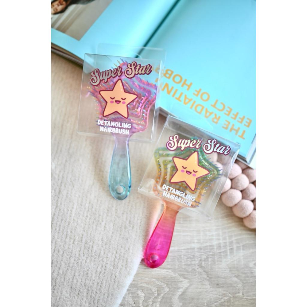 丸丸選物｜澳洲帶回星星兒童壓克力小梳子超級特別女孩小禮物梳子-細節圖8