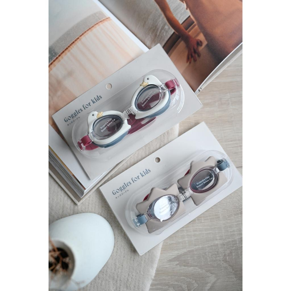 丸丸商店｜zakka日本帶回超可愛兒童蛙鏡天鵝太陽-細節圖3