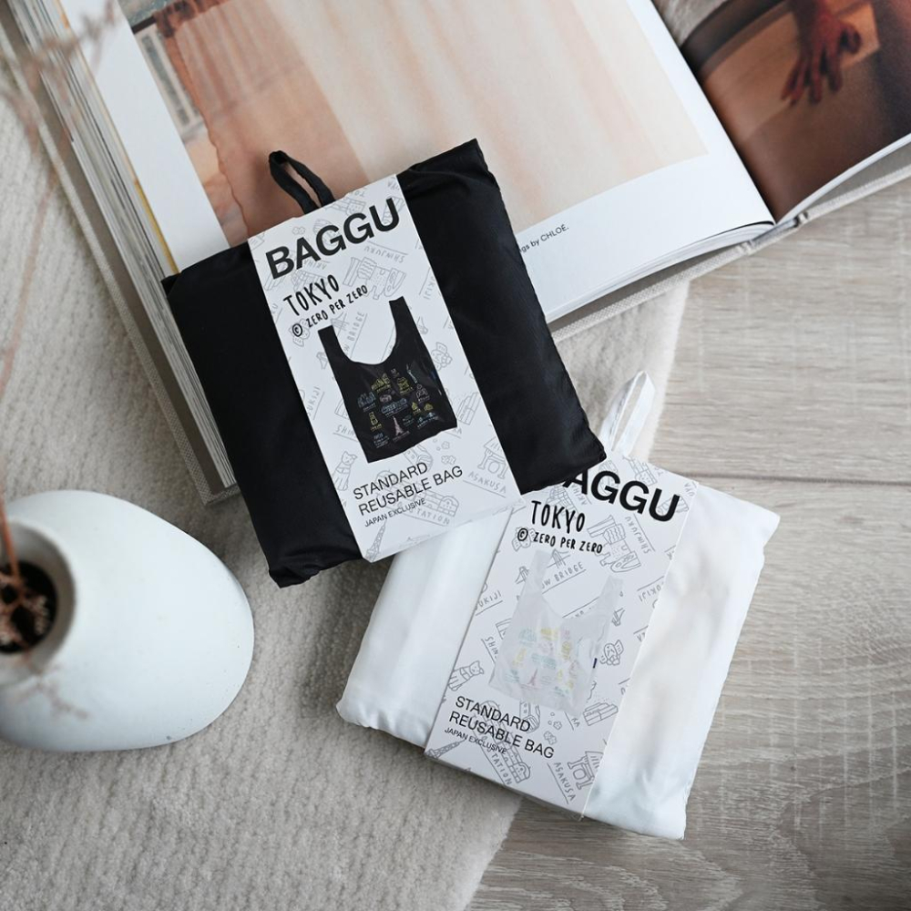丸丸商店｜zakka日本帶回BAGGU 美國品牌購物袋 日本限定版本折疊收納袋現貨東京限定款購物袋-細節圖2