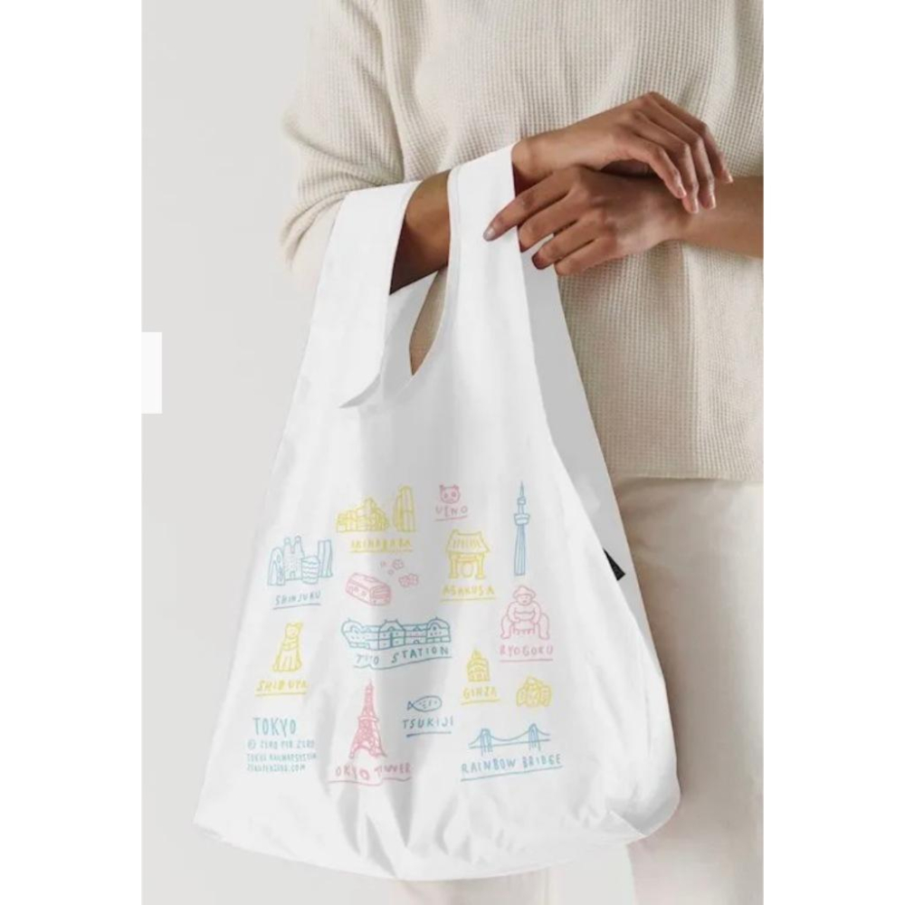 丸丸商店｜zakka日本帶回BAGGU 美國品牌購物袋 日本限定版本折疊收納袋現貨東京限定款購物袋-細節圖8