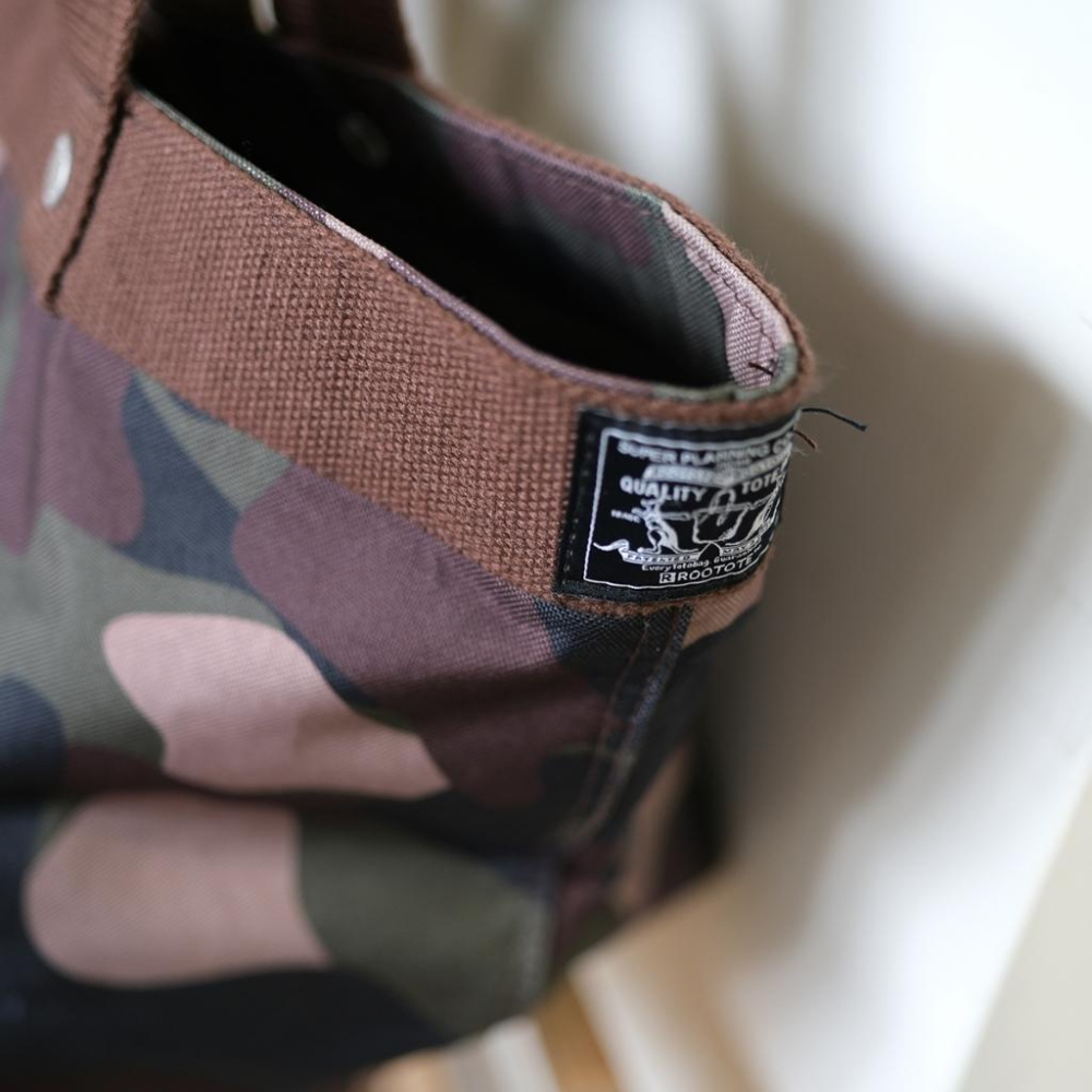 大容量輕尼龍日本rootote水餃包 迷彩 二手包包日本帶回沙灘包-細節圖2