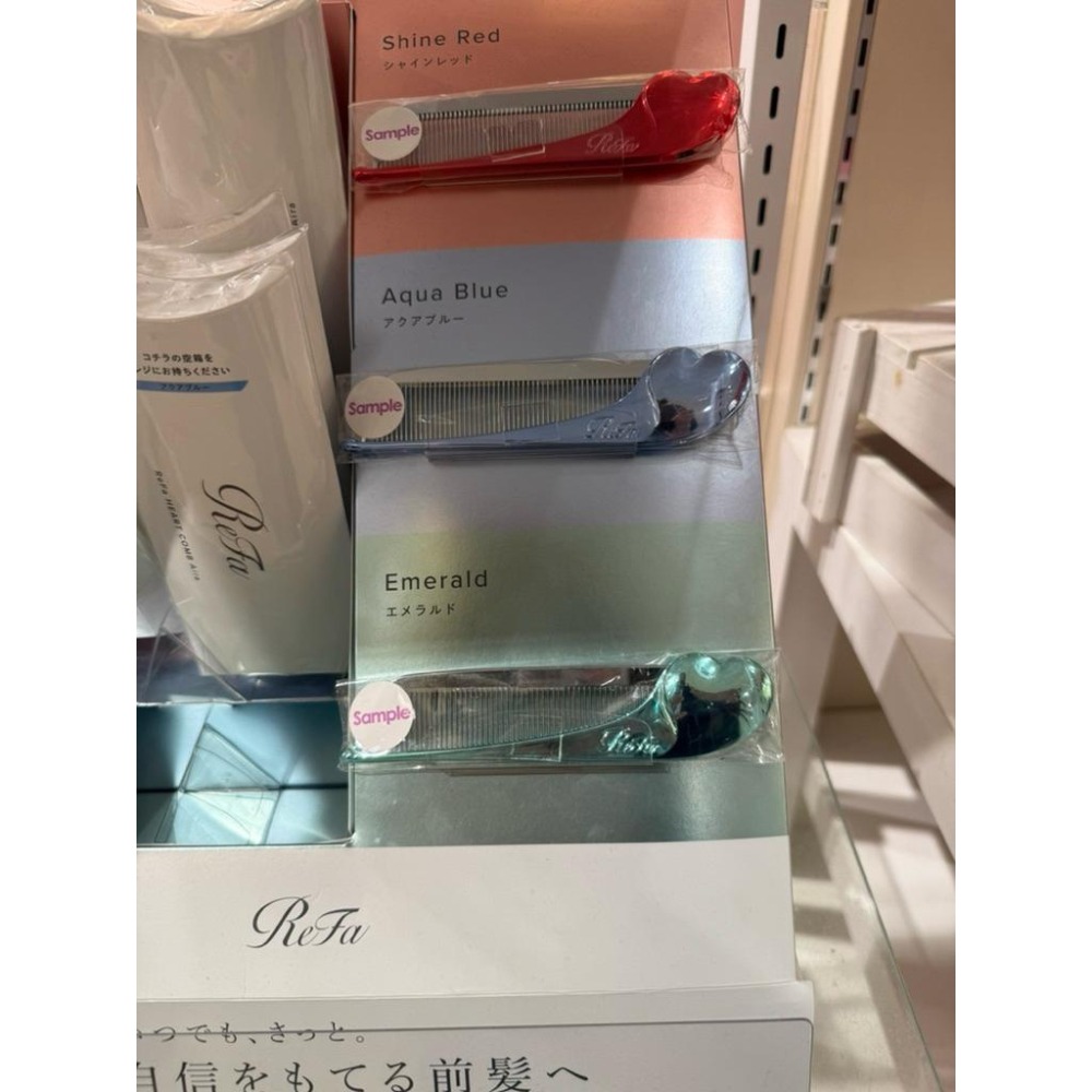 丸丸商店｜zakka 日本代購 Refa 按摩梳 愛心梳 折疊梳 梳子 日本境內款正品現貨瀏海梳扁梳子-細節圖6