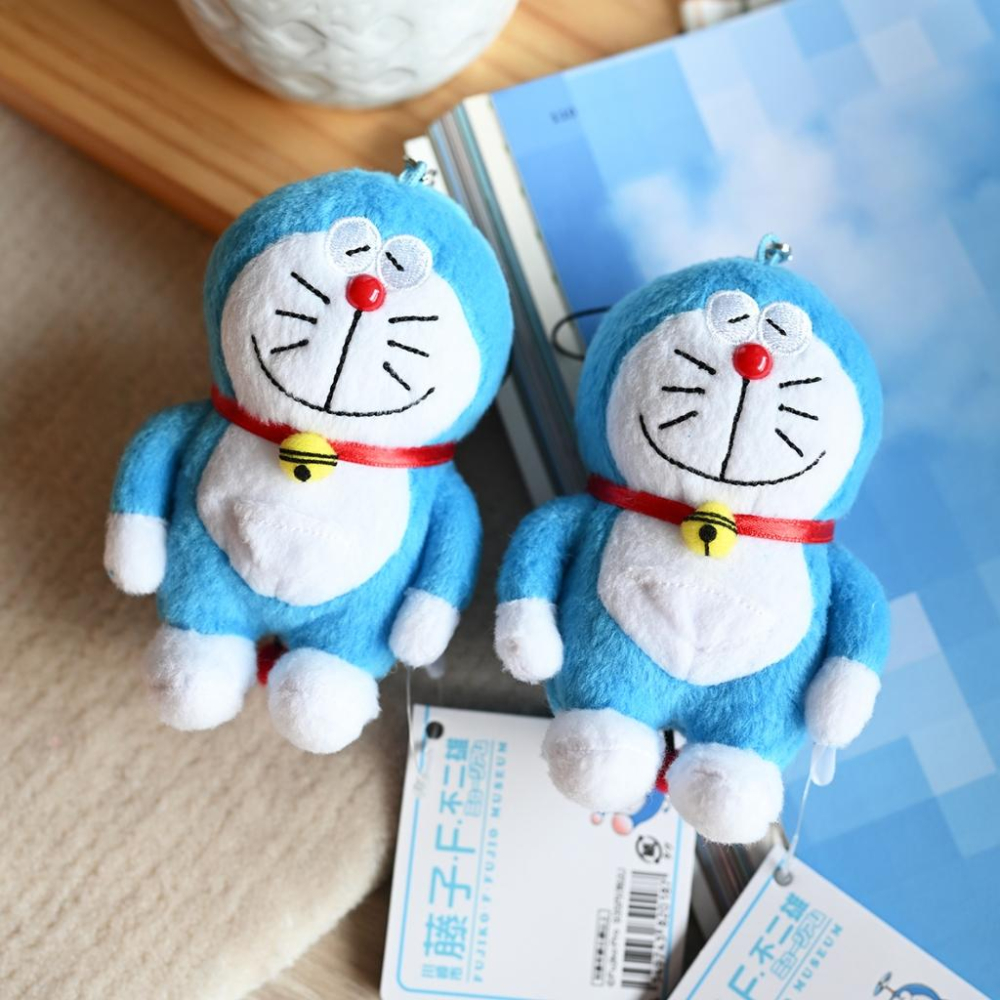 丸丸商店zakka現貨日本帶回經典初代哆啦A夢 絨毛小娃娃 小叮噹吊飾收藏品-細節圖9